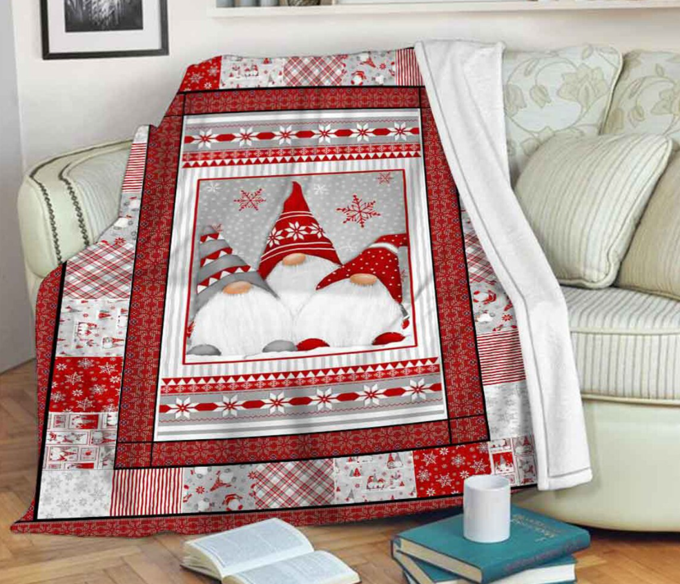 Xmas Gnomes Fleece Blanket Gift For Christmas, Family Friend Home Decor Bedding Couch Sofa Soft And Comfy Cozy 1631182918602.png
