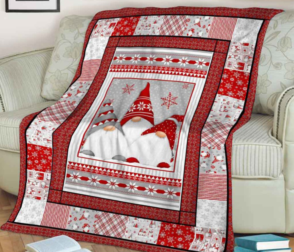 Xmas Gnomes Fleece Blanket Gift For Christmas, Family Friend Home Decor Bedding Couch Sofa Soft And Comfy Cozy 1631182918844.png