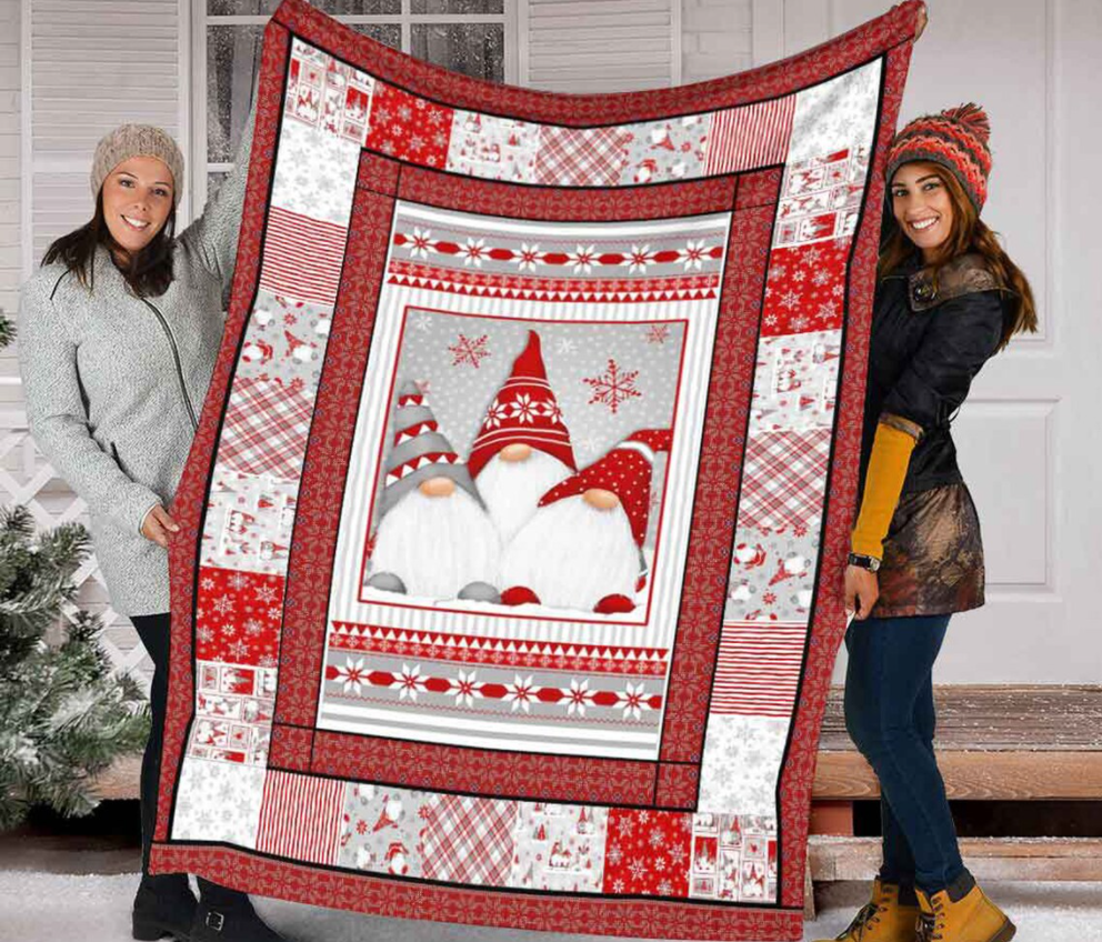 Xmas Gnomes Fleece Blanket Gift For Christmas, Family Friend Home Decor Bedding Couch Sofa Soft And Comfy Cozy 1631182918884.png