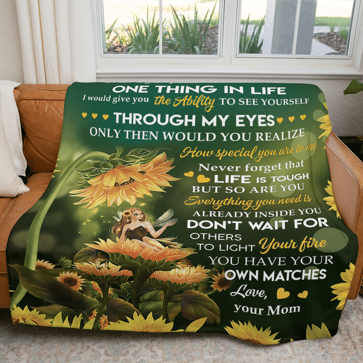 To My Daughter You Have Your Own Matches Fleece Blanket Gift For Family, Birthday, Daughter, Mom To Daughter Gift Home Decor Bedding Couch Sofa Soft And Comfy 1631242326910.png