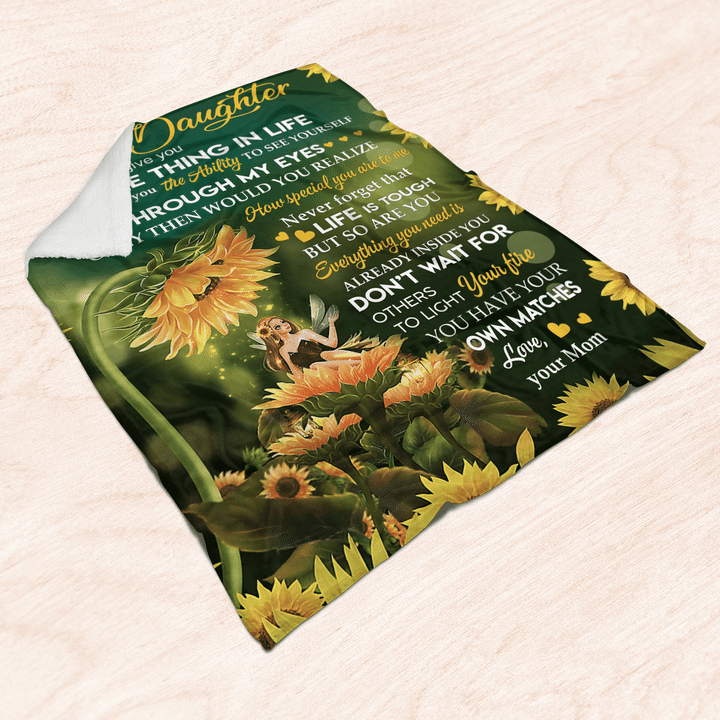 To My Daughter You Have Your Own Matches Fleece Blanket Gift For Family, Birthday, Daughter, Mom To Daughter Gift Home Decor Bedding Couch Sofa Soft And Comfy 1631242326949.png