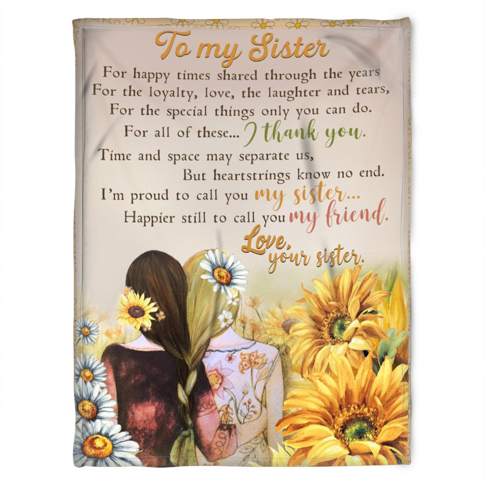 To My Sister Blanket, Fleece Blanket, Love, Your Sister. Gift For Sister Family Home Decor Bedding Couch Sofa Soft and Comfy Cozy 1631507867186.jpg