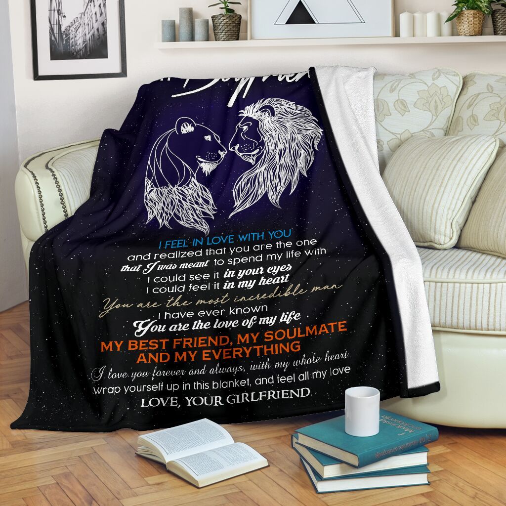To My Boyfriend You Are The Love Of My Life Fleece Blanket Gift For Family, Birthday, Boyfriend, Gift For Him Gift Home Decor Bedding Couch Sofa Soft And Comfy 1631526122531.jpg
