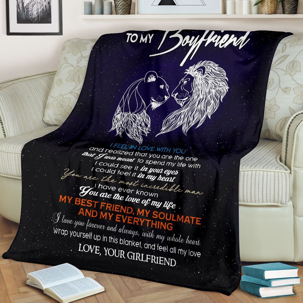To My Boyfriend You Are The Love Of My Life Fleece Blanket Gift For Family, Birthday, Boyfriend, Gift For Him Gift Home Decor Bedding Couch Sofa Soft And Comfy 1631526122808.jpg