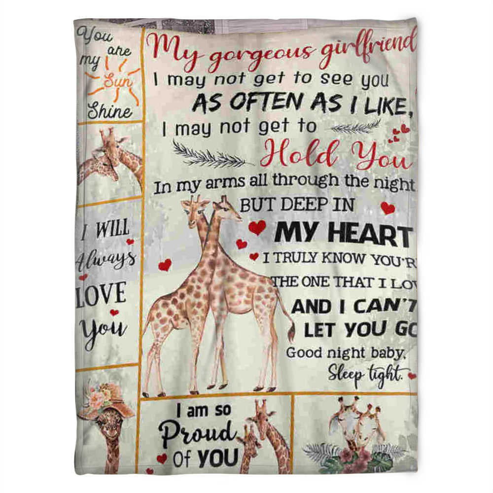 Giraffe Blanket.to My Girlfriend, I Will Always Love You,gift For Girlfriend From Boyfriend Home Decor Bedding Couch Sofa Soft And Comfy Cozy 1631594021271.jpg
