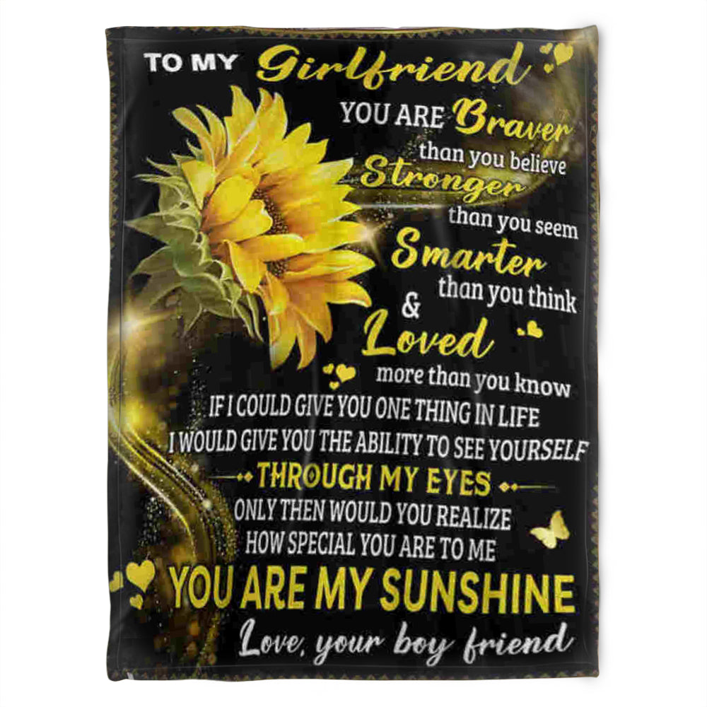 Best Valentine Gift For Girlfriend, You Are Braver Than You Believe Stronger. Gift For Girlfriend Family Home Decor Bedding Couch Sofa Soft And Comfy Cozy 1631595532357.jpg