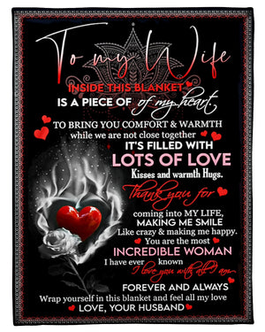 To My Wife Fleece Blanket , To Bring You Comfort & Warmth Gift For Wife From Husband Home Decor Bedding Couch Sofa Soft And Comfy Cozy 1631612357732.jpg