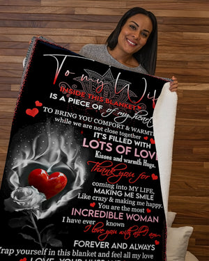 To My Wife Fleece Blanket , To Bring You Comfort & Warmth Gift For Wife From Husband Home Decor Bedding Couch Sofa Soft And Comfy Cozy 1631612357851.jpg