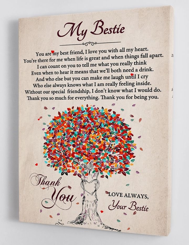 My Bestie Best Friend Thank You Color Tree Portrait Canvas Gift For Friend Birthday Gift Decor Home Decor Wall Art Visual Art 1631939931233.jpg
