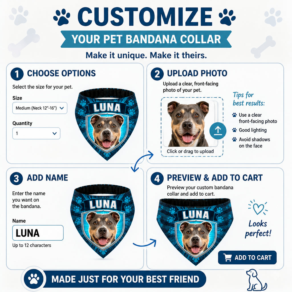 Custom Pet Photo Bandana with Name – Electric Burst - Personalized Pet Bandana Collar With Adjustable Buckle 1631d6f3-55fa-4148-9f7a-2c428b0a9e95.jpg