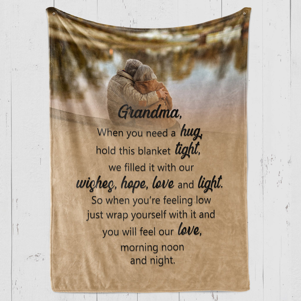 To My Grandma We Filled It With Our Wishes Fleece Blanket Gift For Family, Birthday, Grandma, For Her Gift Home Decor Bedding Couch Sofa Soft and Comfy 1632103753387.jpg