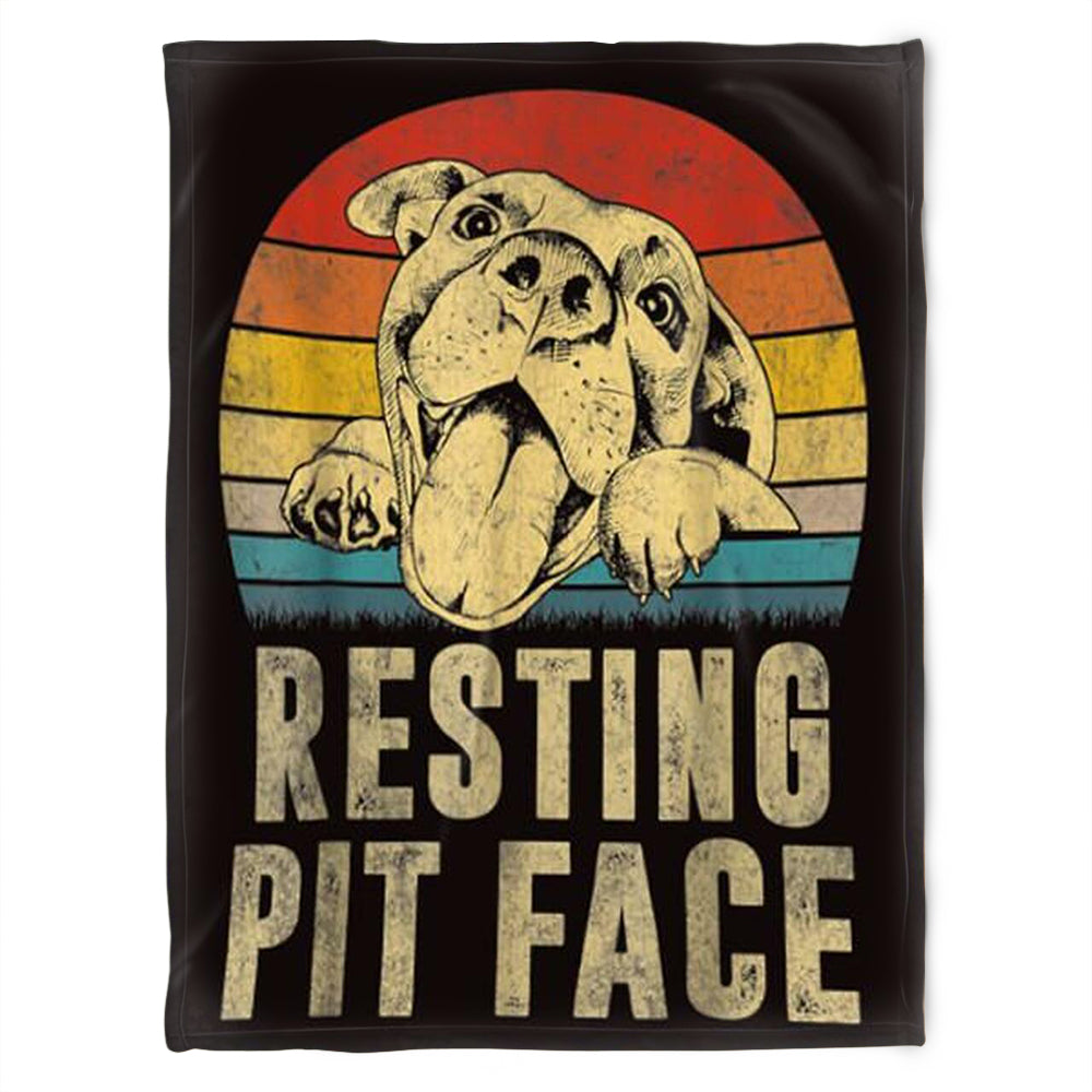 Dog Blanket,fleece Blanket, Resting Pit Face.gift For People Family Home Decor Bedding Couch Sofa Soft And Comfy Cozy 1632107515641.jpg
