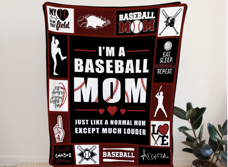 I'm A Baseball Mom Just Like A Normal Mom Fleece Blanket Gift For Baseball Lovers Birthday Gift Home Decor Bedding Couch Sofa Soft And Comfy Cozy 1632123662152.png