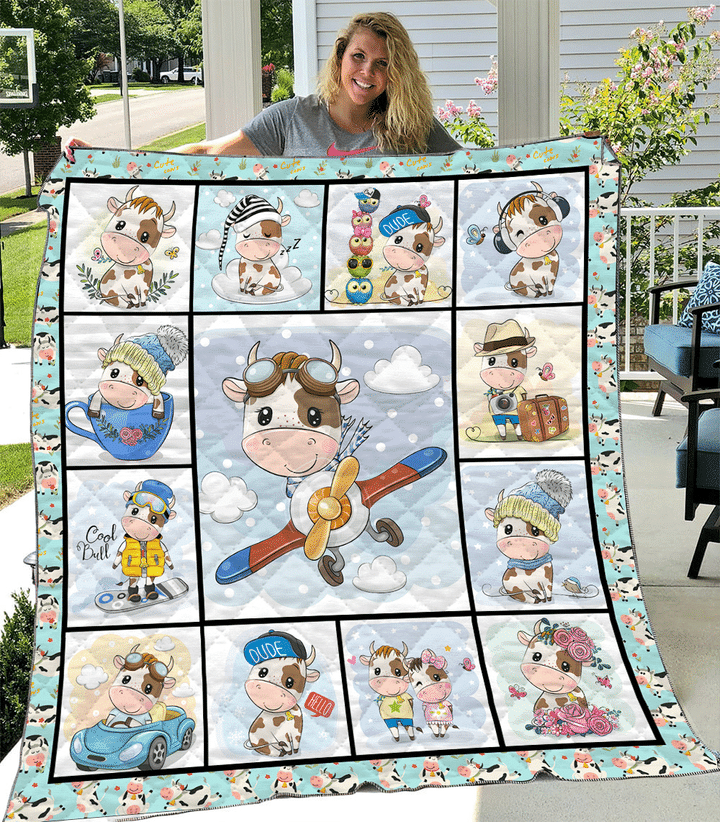Cow Cute Fleece Blanket, Cows Lovers, Gift For Kids, Gift For Family & Friends Gift Home Decor Bedding Couch Sofa Soft And Comfy Cozy 1632126872277.png