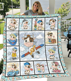 Cow Cute Fleece Blanket, Cows Lovers, Gift For Kids, Gift For Family & Friends Gift Home Decor Bedding Couch Sofa Soft And Comfy Cozy 1632126872277.png