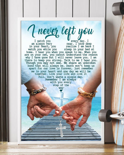 I Never Left You Portrait Canvas Gift For Friend Family Birthday Gift Decor Home Decor Wall Art Visual Art 1632217072847.jpg