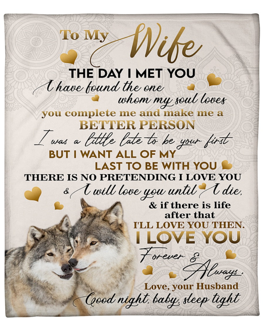 To My Wife Fleece Blanket - I Have Found The One Whom My Soul Loves Gift For Wife From Husband Birthday Gift Home Decor Bedding Couch Sofa Soft And Comfy Cozy 1632218974886.jpg