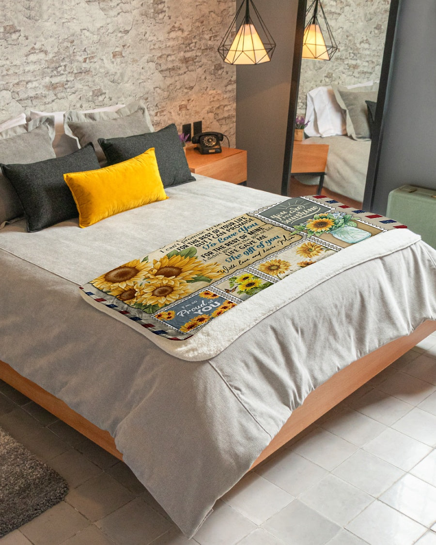 To My Daughter Sunflower Blanket - Laugh, Love, Live Follow Your Dreams Gift For Daughter From Mom Birthaday Gift Home Decor Bedding Couch Sofa Soft And Comfy Cozy 1632282110646.jpg