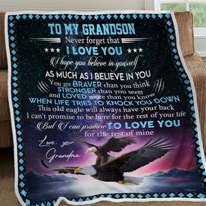 Gift For Grandson Blanket, To My Grandson Fleece Blanket, This Old Eagle Will Always Have Your Back Gift For Grandson 1632299860734.jpg