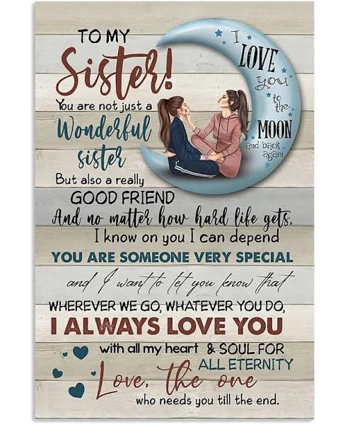 Gift For Sister I Always Love You Vertical Canvas 1632448907182.jpg