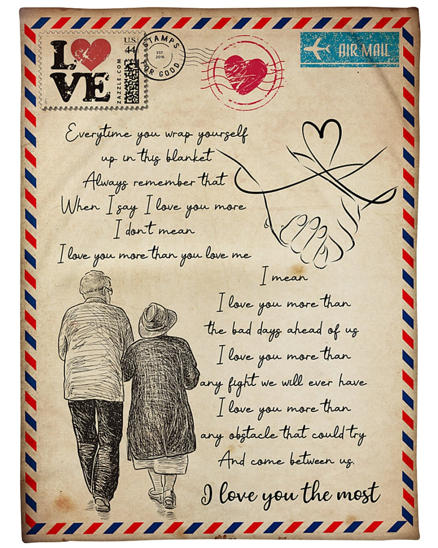 To My Wife Personalized Name Blankets-best Valentine Birthday Gifts For Your Wife-love Air Mail Everytime You Wrap Yourself Up In 1632476187276.jpg