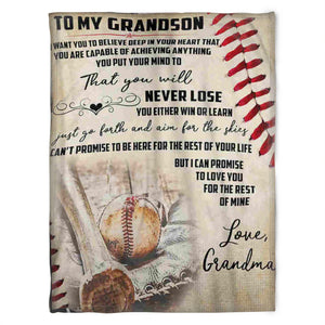 Baseball Blanket, To My Grandson, I Can Promise To Love You,soft Blanket.gift Home Decor Bedding Couch Sofa Soft And Comfy Cozy 1632717406426.jpg