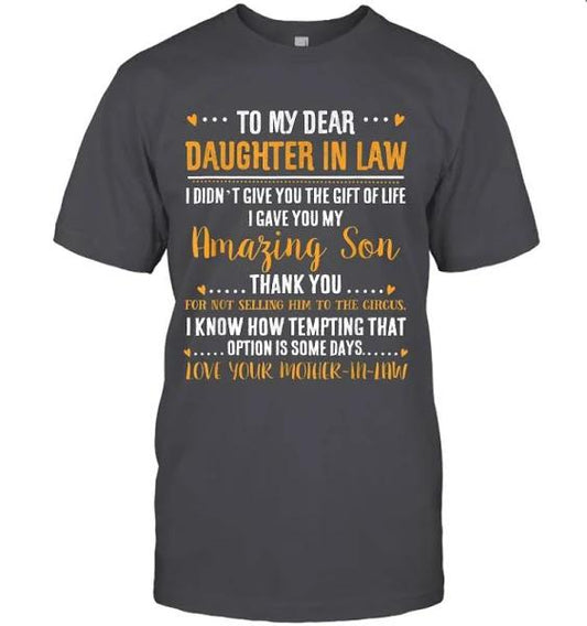Gift for Soon to Be Daughter in Law T-shirt 1632822997461.jpg