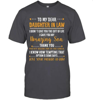 Gift for Soon to Be Daughter in Law T-shirt 1632822997461.jpg