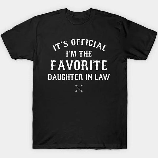 Favorite Daughter in Law Funny Gift from Father in Law Mother in Law T-shirt  1632823001754.jpg