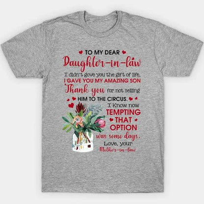 to My Daughter in Law T-shirt | to My Daughter in Law 1632823221307.jpg