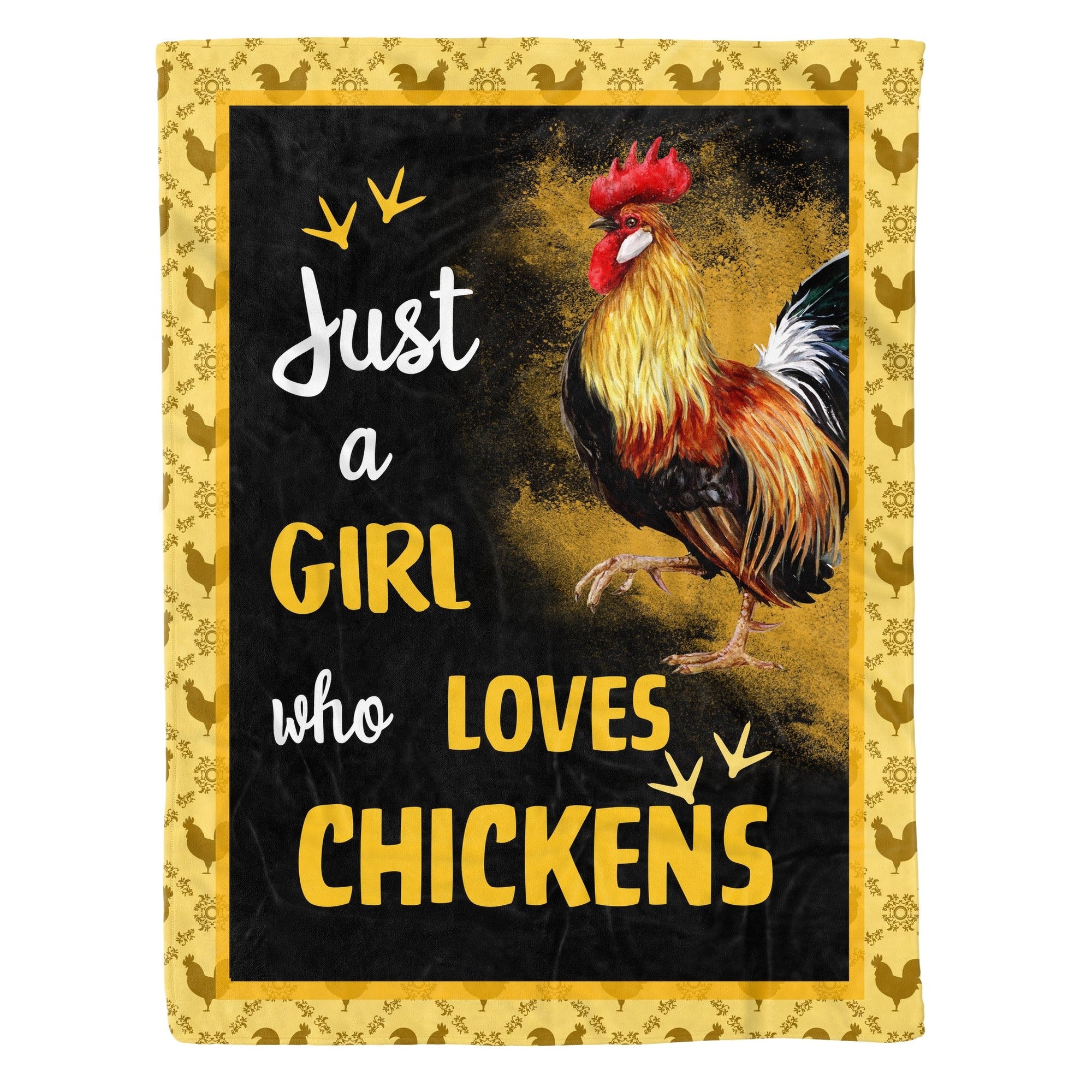 Just A Girl Who Loves Chickens Cute Blanket Gift For Chicken Lovers Birthday Gift Home Decor Bedding Couch Sofa Soft And Comfy Cozy 1632972831231.jpg