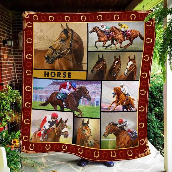 Horse Racing Quilt Blanket 1632988739184.jpg
