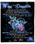 Gift For Daughter Blanket, To My Daughter Never Feel That You Are Alone, Hummingbird Fleece Blanket 1633082364131.jpg