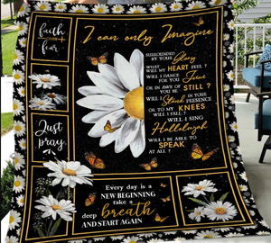 God - Daisy Flower And Butterfly - I Can Only Imagine - Fleece Blanket Gift For Family Friends Birthday Gift Home Decor Bedding Couch Sofa Soft 1633336605688.png