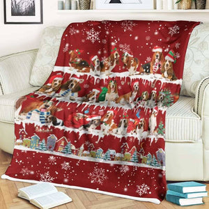 Basset Hound Merry Christmas Noel Blanket Gift For Dog Lovers, Gift For Christmas, Birthday Gift Home Decor Bedding Couch Sofa Soft And Comfy Cozy 1634114743545.jpg
