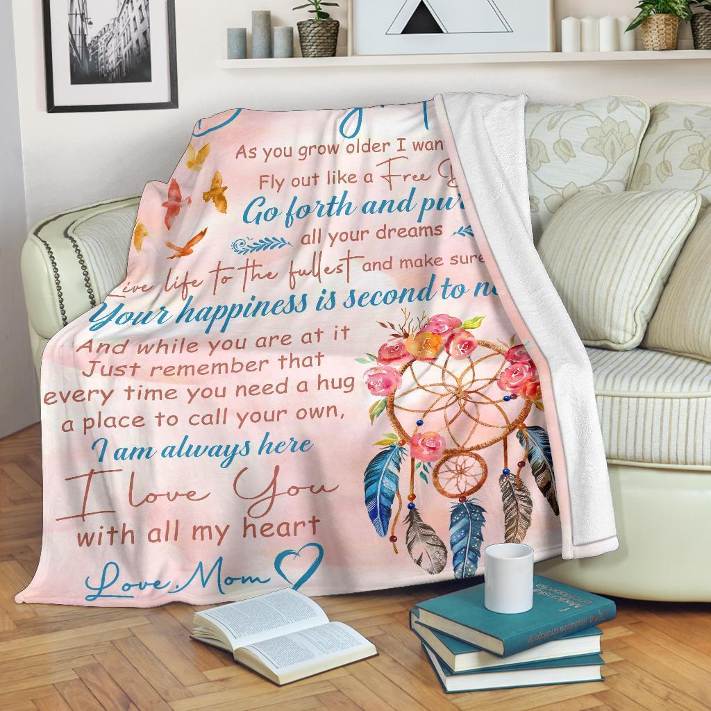 To My Daughter As You Grow Older I Want You To Fly Blanket Gift For Daughter From Mom Birthday Gift Home Decor Bedding Couch Sofa Soft And Comfy Cozy 1634791082035.jpg