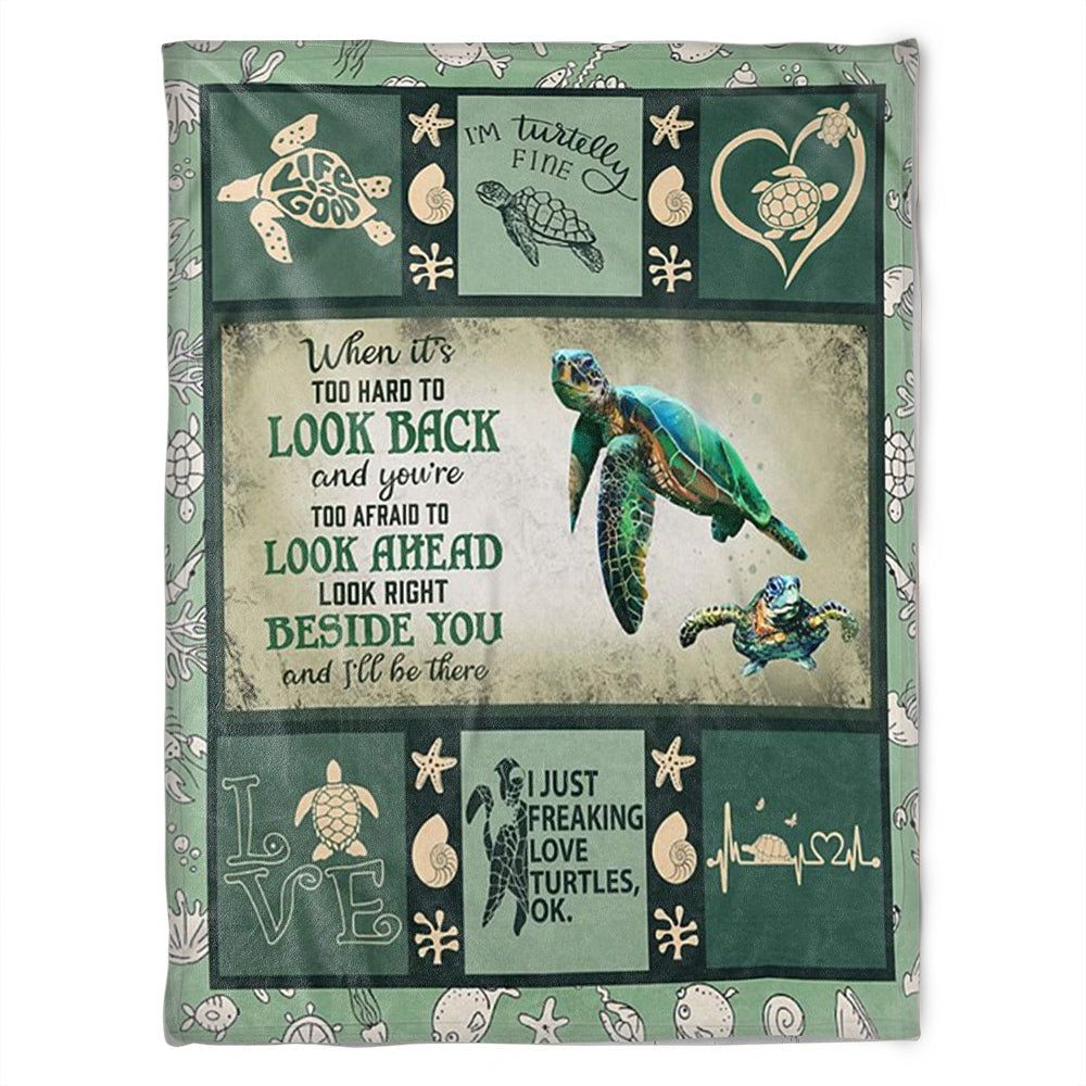 Turtle Blanket, I Just Freaking Love Turtles, Soft Blanket, Fleece Blanket. Gift For Friend Family Birthday Gift Home Decor Bedding Couch Sofa Soft And Comfy Cozy 1635317300687.jpg