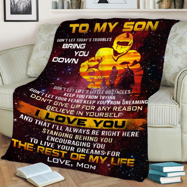 Football To My Son The Rest Of My Life Blanket Gift For Son From Mom Birthday Gift Home Decor Bedding Couch Sofa Soft And Comfy Cozy 1635321602265.jpg
