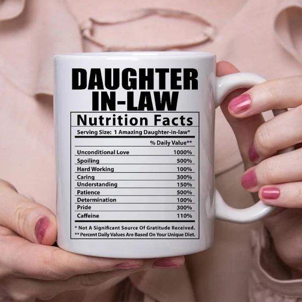 Funny Daughter In Law Gifts Nutritional Facts White Coffee Mug  1635414021061.jpg