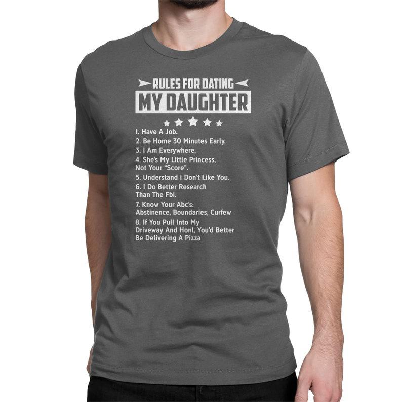 Rules For Dating My Daughter Men's T-Shirt Cool Fun Shirt Christmas Gift Present Fathers Day Top 1635562563739.jpg