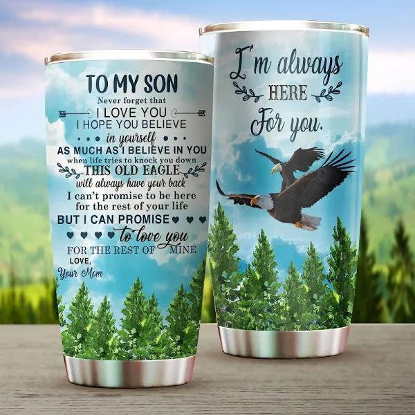 Daughter Son tumbler with lid and straw, Proud Son insulated tumblers, Mother And Son coffee tumbler, Personalized To My Son Tumbler, Gifts for Son 1636598976679.jpg