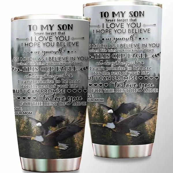 Dad And Son tumbler with lid and straw, Widows Son coffee tumbler, Father Son insulated tumblers, Personalized To My Son Eagles Tumbler, Gifts for Son 1636599465323.jpg
