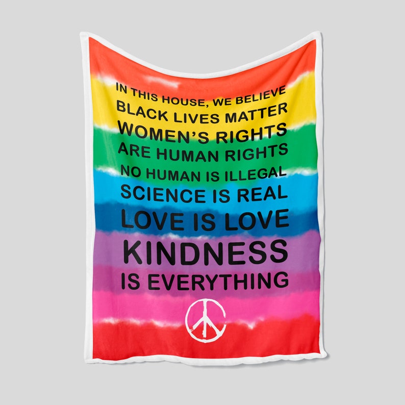 In This House We Believe Black Lives Matter Lgbt Blanket Gift For Friend Family Birthday Gift Home Decor Bedding Couch Sofa Soft And Comfy Cozy 1636623510157.jpg