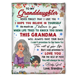 Merry Christmas To My Granddaughter You Will Always Be My Baby Girl Fleece Blanket Gift From Grandma Home Decor Bedding Couch Sofa Soft And Comfy Cozy 1636685193202.jpg