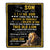 Personalized Lion To My Son Love You For The Rest Of Mine Fleece Blanket Gift For Son, Birthday Gift Home Decor Bedding Couch Sofa Soft And Comfy Cozy 1636772018054.jpg