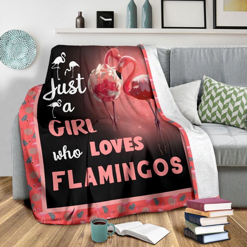 Just A Girl Who Love Flamingos Blanket Gift For Flamingo Lovers Birthday Gift Home Decor Bedding Couch Sofa Soft And Comfy Cozy 1637547854574.jpg