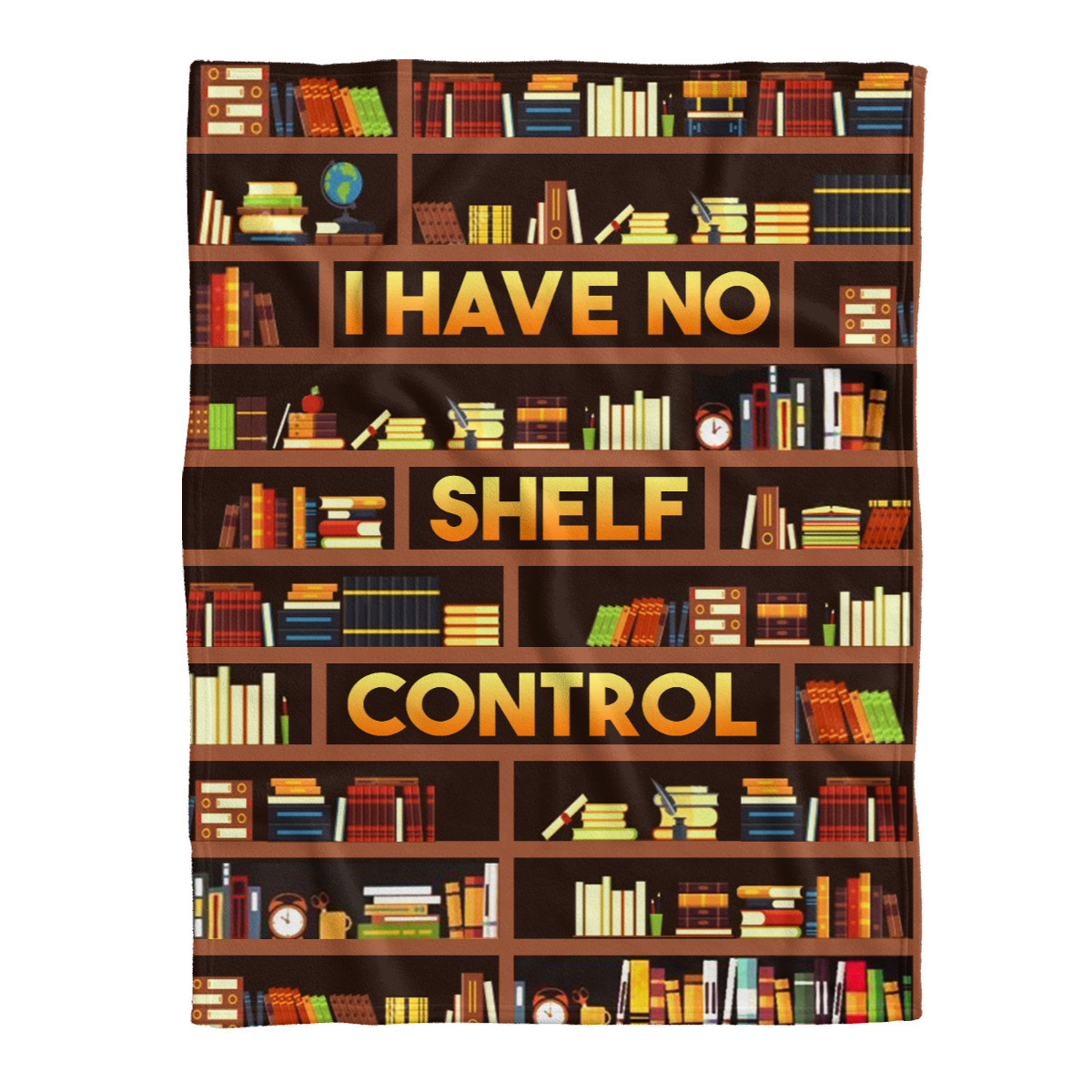 Book Lovers Blanket, I Have No Shelf Control, Bookshelves, Bookworm 1637740572992.png
