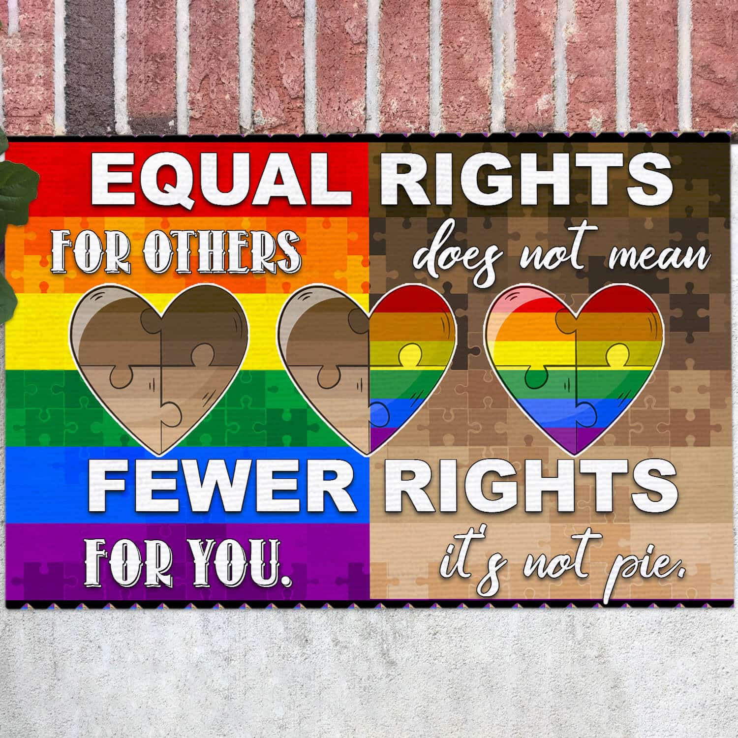 Equal Rights For Others Does Not Mean Fewer Rights For You Doormat Gift For Friend Family Birthday Gift Home Decor Warm House Gift Welcome Mat 1637828415169.jpg
