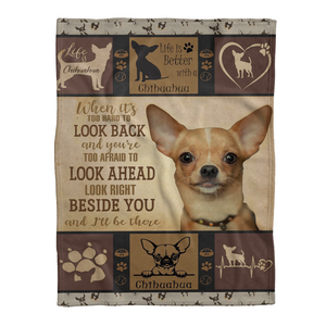 Chihuahua Dog Blanket, Chihuahua Look Right Beside You, Dog Lovers 1637832447201.png