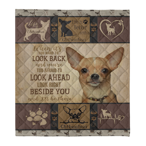 Chihuahua Dog Blanket, Chihuahua Look Right Beside You, Dog Lovers 1637832452783.png
